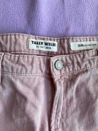 Tally Weijl, mom jeans, pudrowy róż, długie, damskie, rozm 40/L