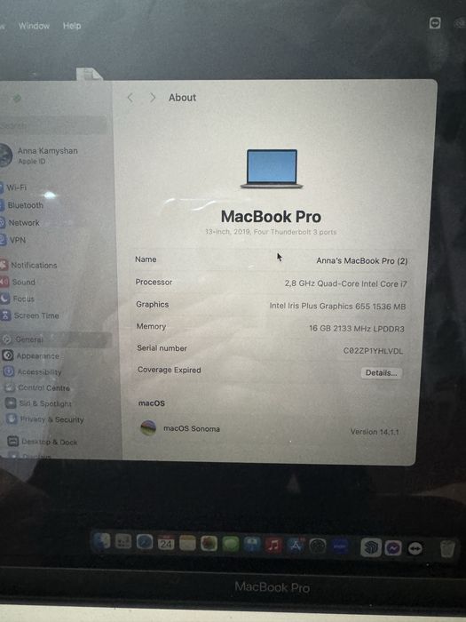 MacBook Pro 2019