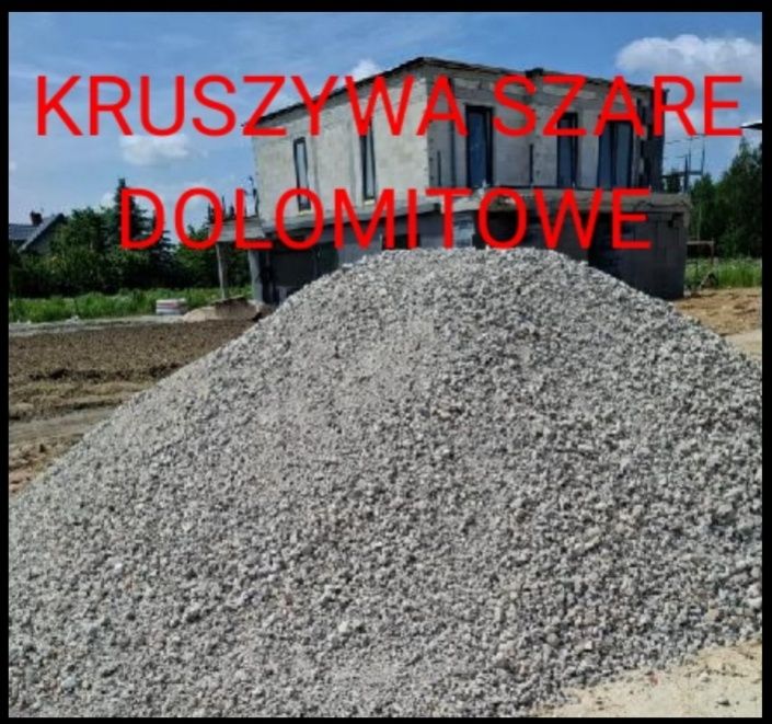 Kruszywa drogowe grysy czyste, kliniec, tłuczeń 28 ton z dostawą !