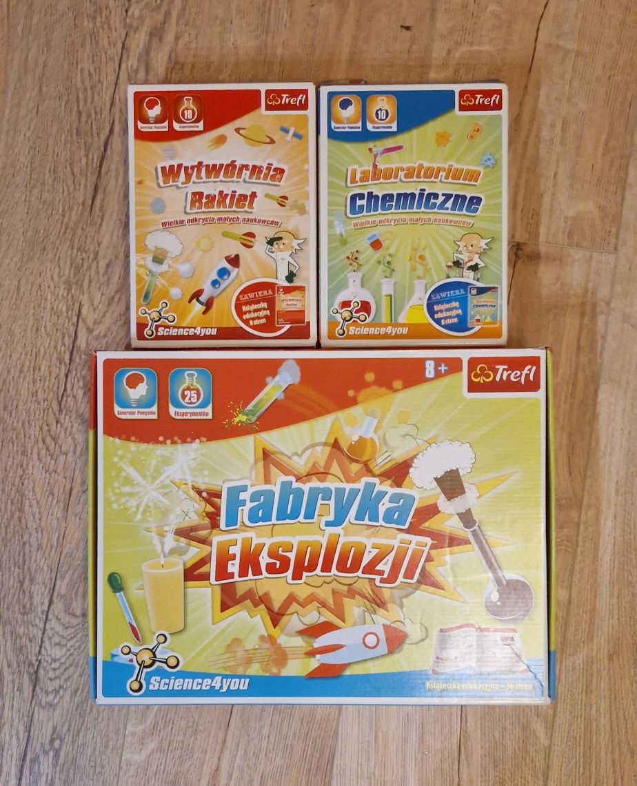 Fabryka eksplozji + wytwórnia rakiet + labolatoroum chemiczne
