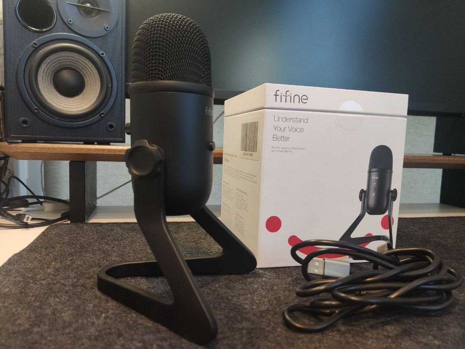 Студійний мікрофон Fifine K678 для подкастів та стрімінгу