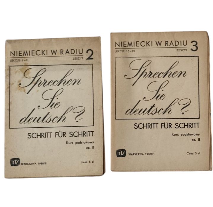 Sprechen Sie Deutsch, Niemiecki w radiu, zeszyty 2 i 3, lata 1980/81
