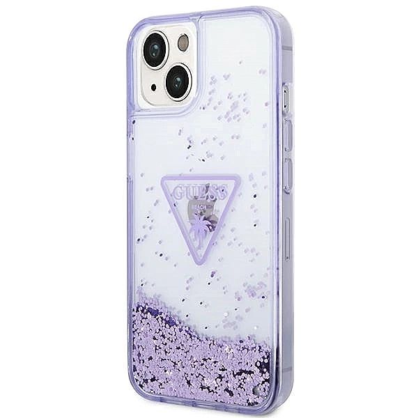 Etui Guess Liquid Glitter Palm Collection na iPhone 14 Plus 6,7" - fio