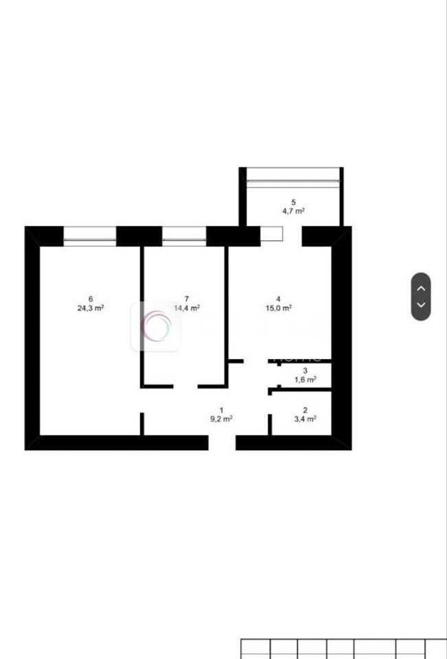 Продаж 2-к. квартири на вул. Курбаса 6