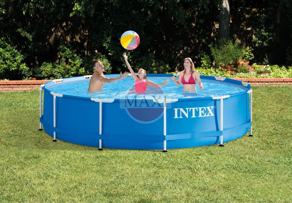 Basen Intex 366x99 + pompa piaskowa Marimex, drabinka
