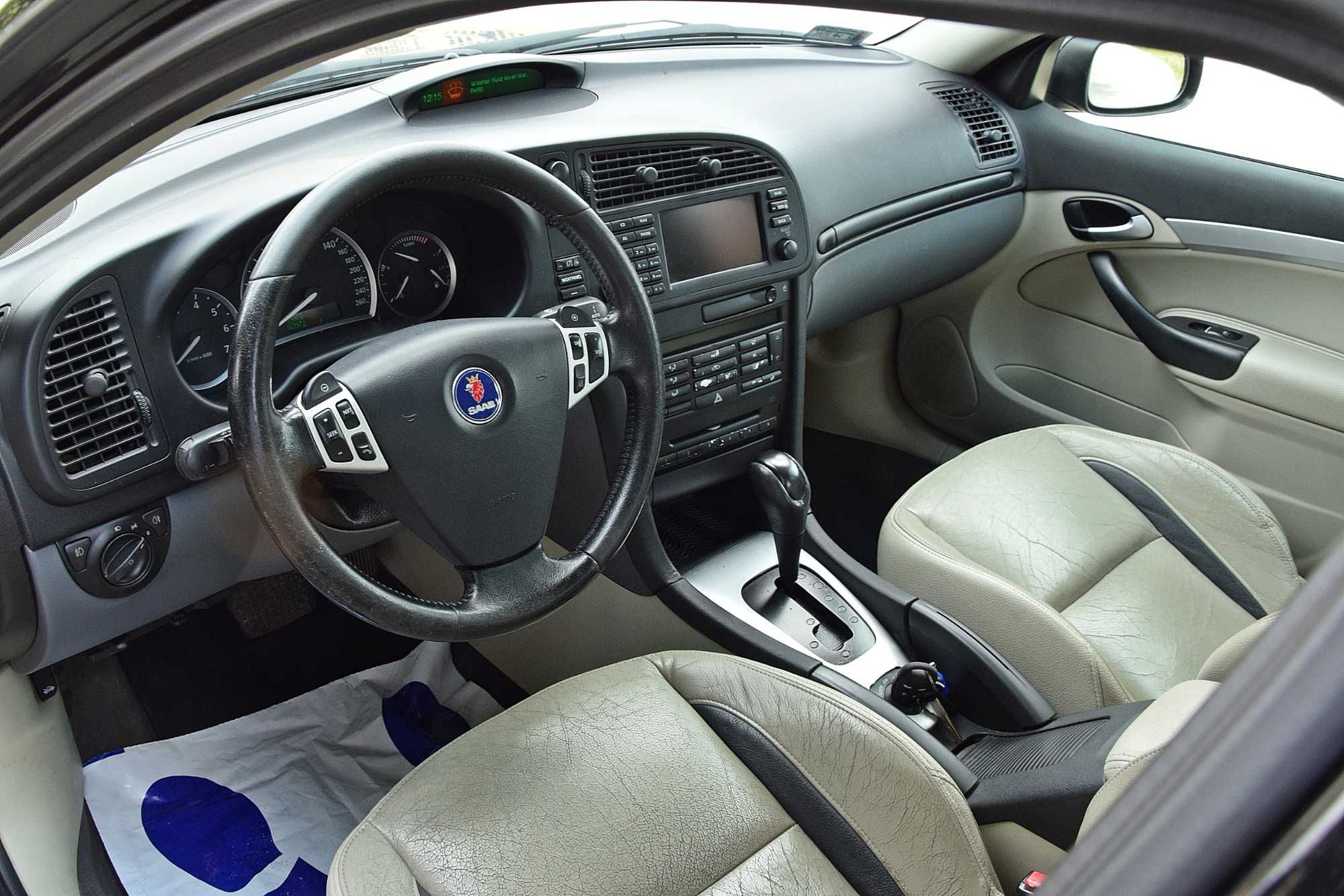 SAAB 93 AERO 2.0T 210KM AUTOMAT Benzyna+LPG Klima Skóra Łopatki 2005!