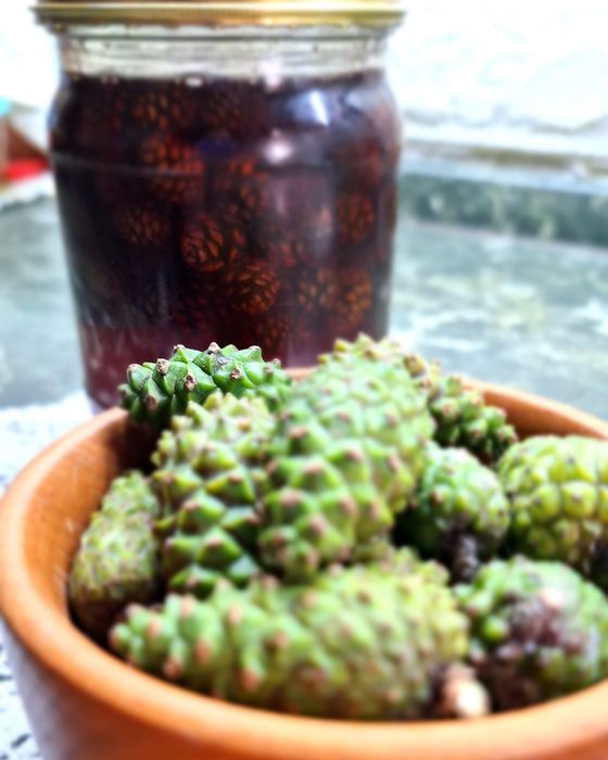 Варення,  брусниці,  чорниці,  журавлини, кизилу.