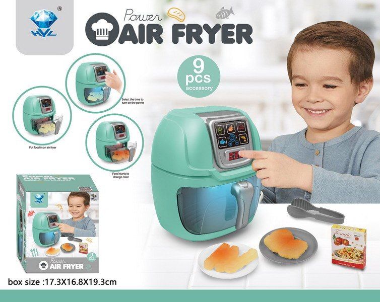 Airfryer z Funkcją Światła + Akcesoria Dźwieki agd dla dzieci