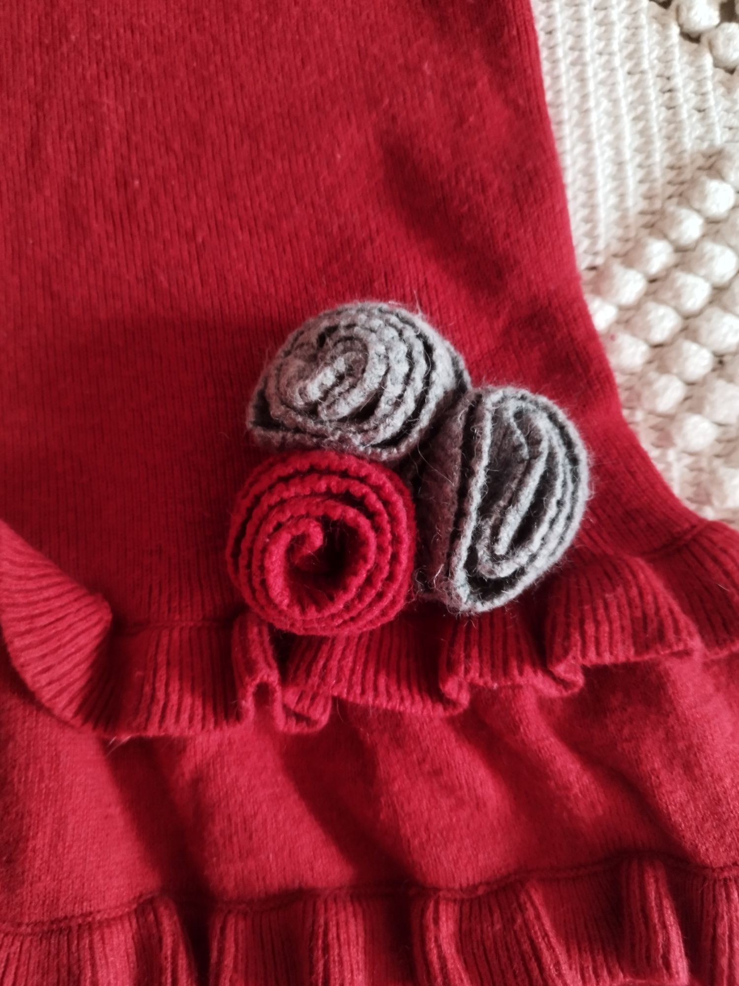 Vestido vermelho marca Mayoral