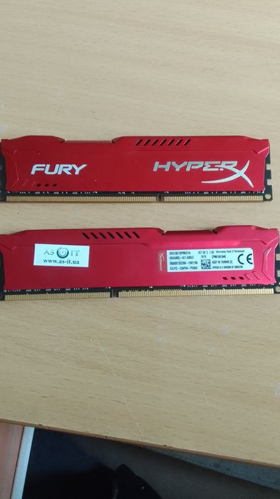 БУоперативна пам'ть ddr3 16gb (2 планки по 8gb)