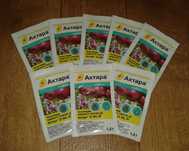 Инсектицид Актара Syngenta 1,4 г 10 пакетов