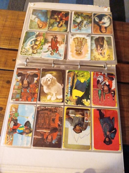 Coleção de calendários dos anos 80