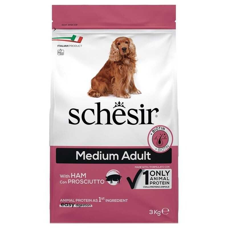 Karma Schesir pies Medium Adult 3 kg sz OKZAJA