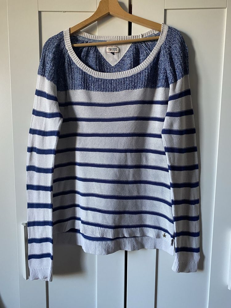 Klasyczny sweter w pasy Tommy Hilfiger