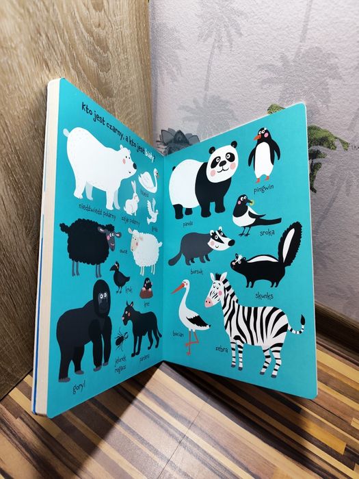 Ptaki, futrzaki i inne zwierzaki. Moja kolorowa księga zwierząt dla ma