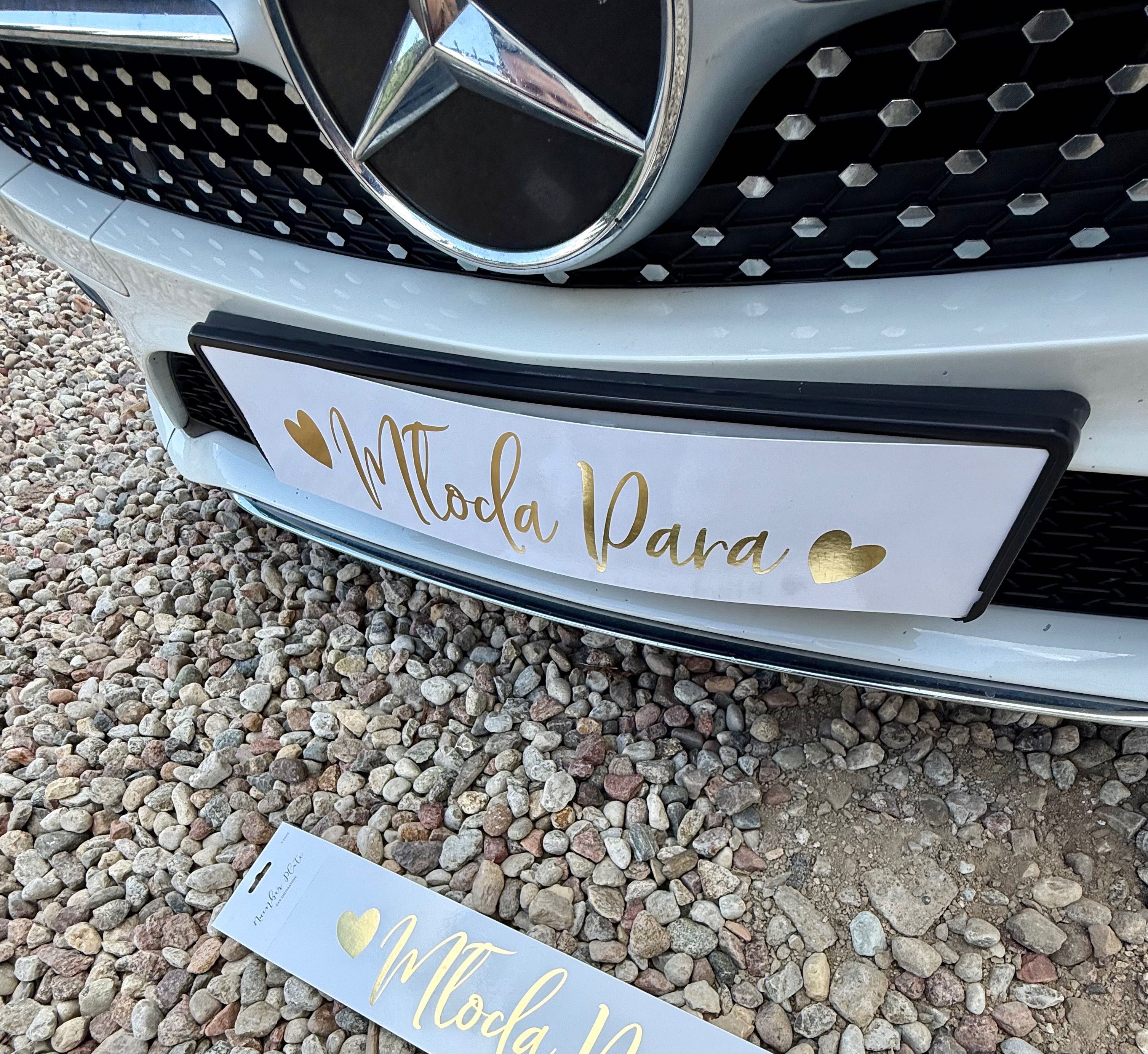 Wynajem auta do ślubu – biały Mercedes CLS