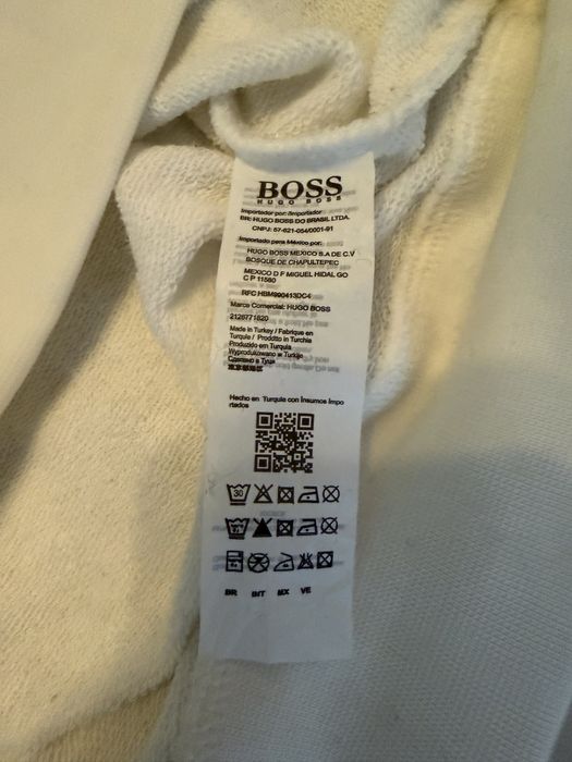 Biała bluza BOSS 3XL