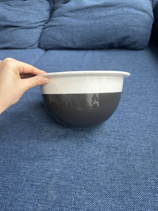 Czarno-biała wisząca doniczka NOWA