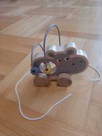 Zabawka dla dziecka drewniany hipopotam NOWA
