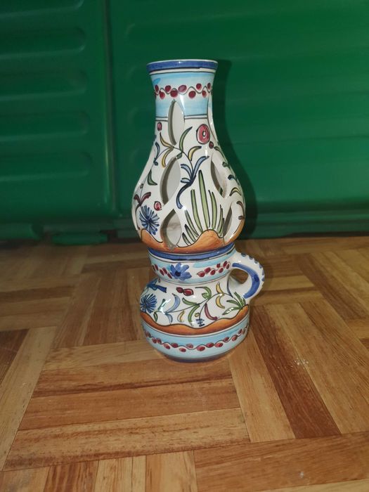 Porta vela de porcelana
