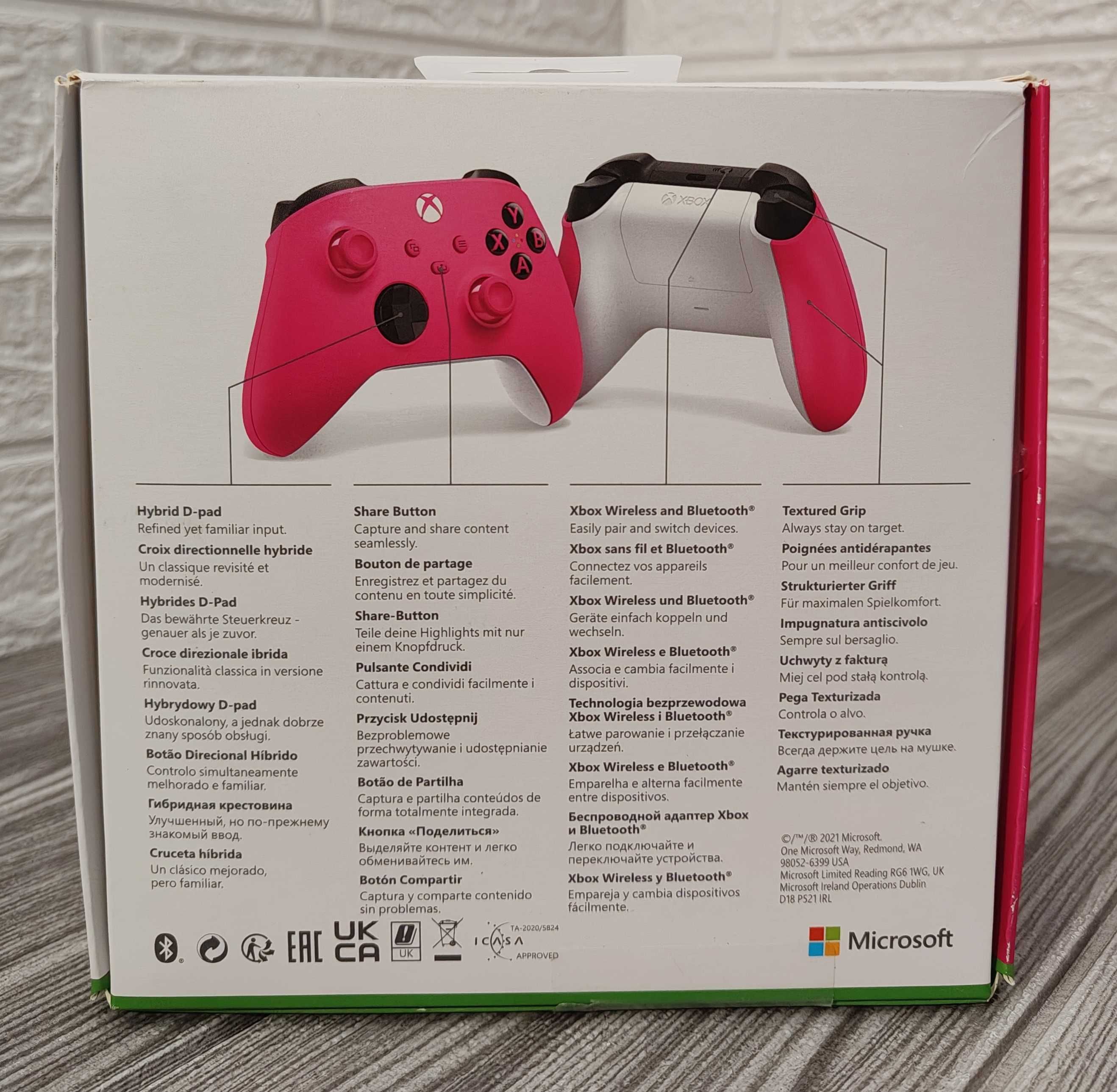 Гарантія. Геймпад Microsoft Xbox Controller for Series S/X Deep Pink