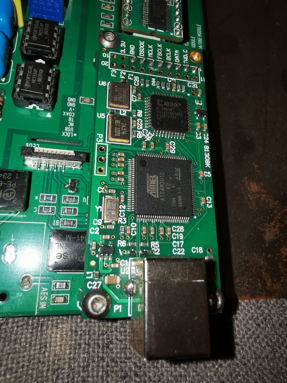 dac 4x pcm1701p filtr DF1704 usb