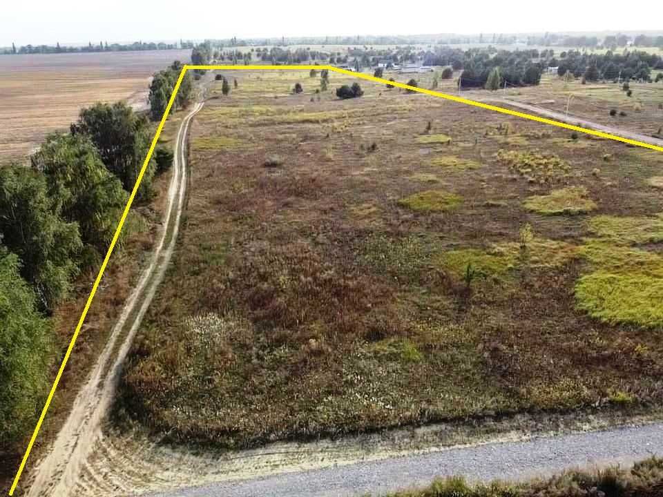 Ділянка 5,2 Га під житловий масив з комунікаціями біля лісу