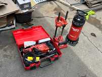 Wiertnica diamentowa Hilti DD 30-W. Pełny zestaw