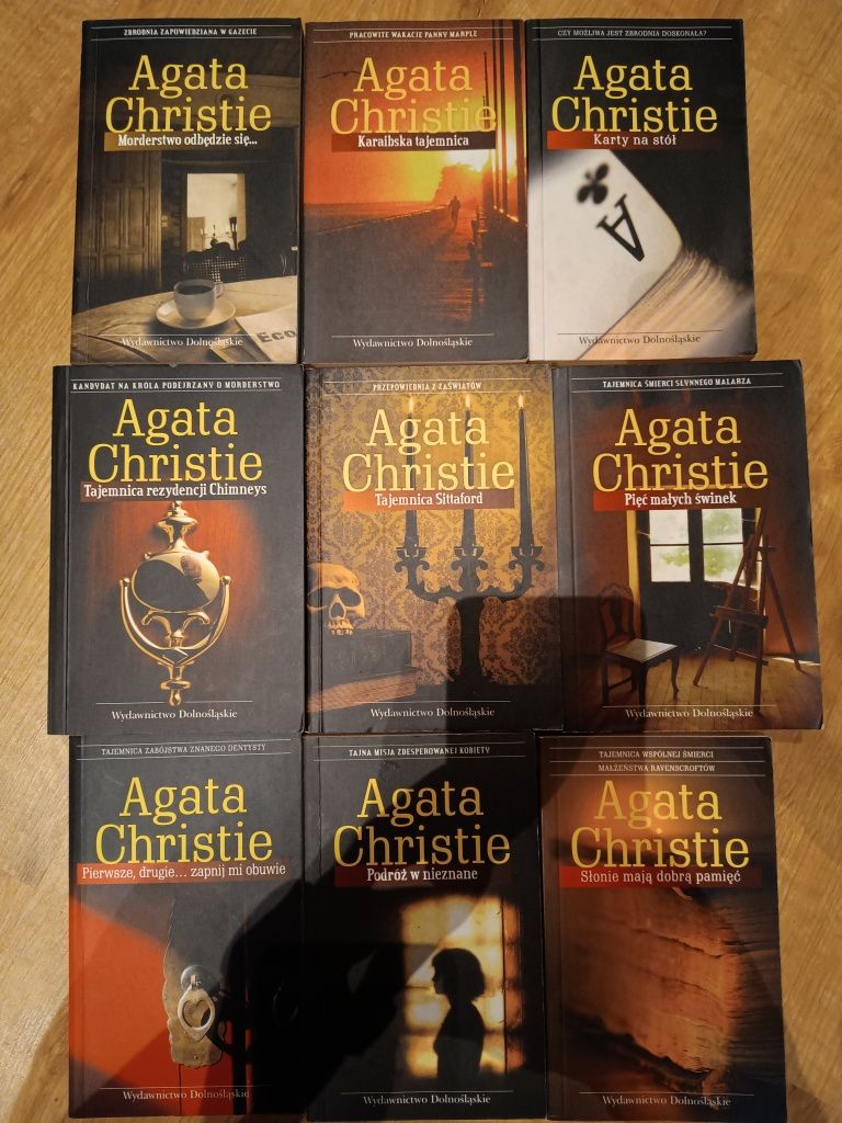 Zestaw książek kryminalnych Agaty Christie