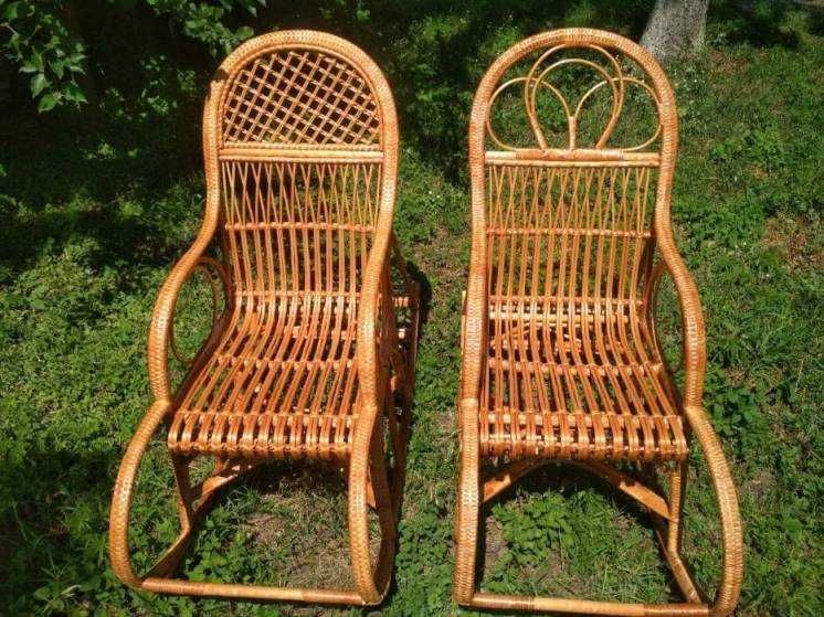 Кресло качалка лозовое (крісло качалка лоза)