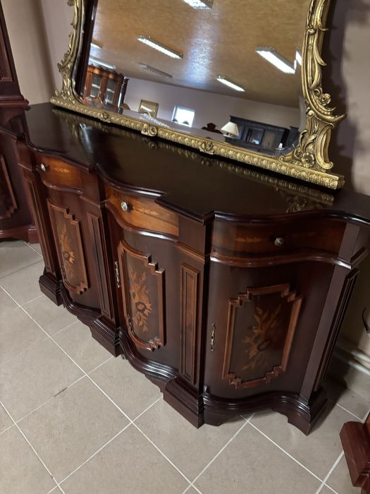 Włoska Stylowa Komoda Gięte Fronty 175 cm Meble Stylowe Italy Sklep