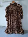 Sukienka damska wesele boho panterka Stan idealny Boohoo 44 XXL