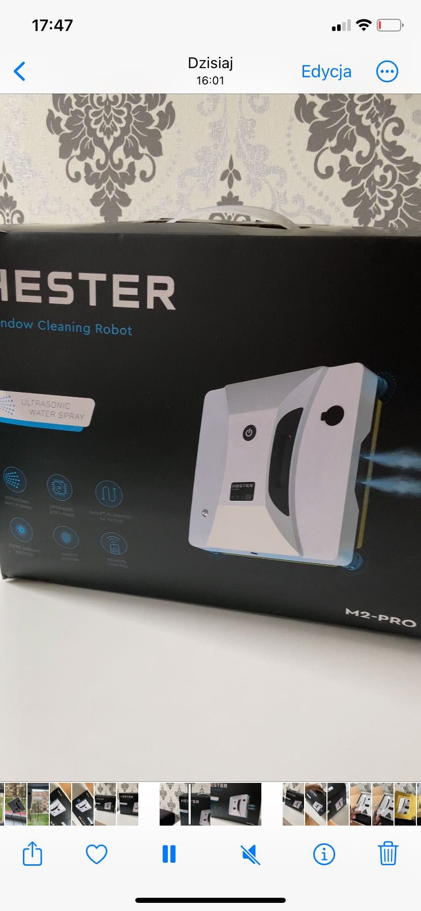 Robot do mycia okien HESTER M2-PRO