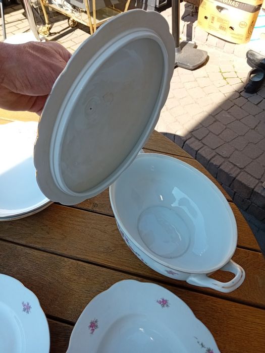 Porcelana trio filiżanka porcelanowa antyczna