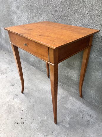 Drewniany stolik konsola biurko PRL Vintage