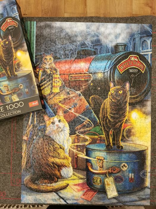 Puzzle trefl 1000 elementów. Kompletne. Stan bardzo dobry.