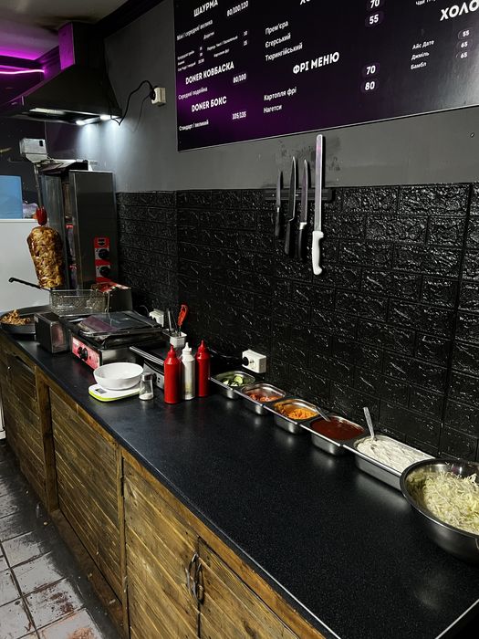 Обладнання для кавярні, шаурми, піцерії