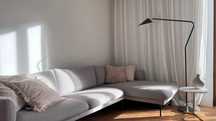 Szara sofa narożna Copenhagen marki Designzoo