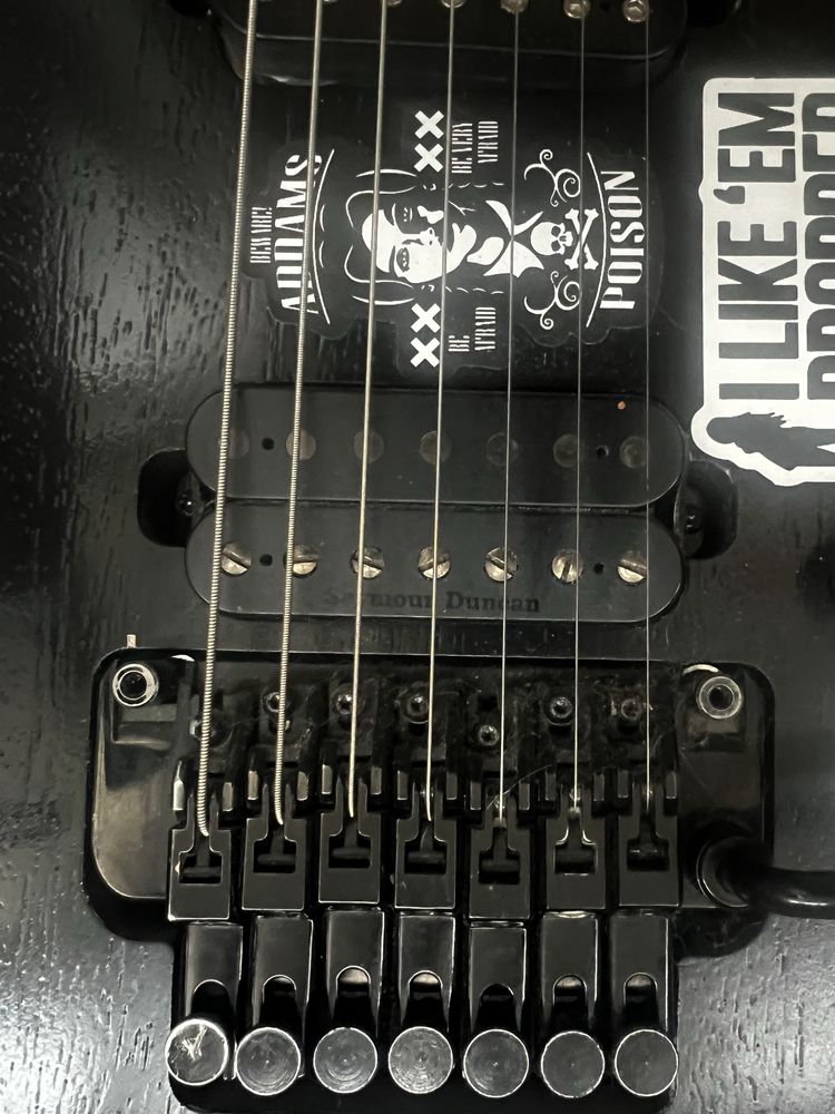 Gitara elektryczna 7 strun Ibanez RG7420Z seymour duncan nazgul most