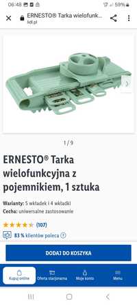 Szatkownica Lidl Ernesto