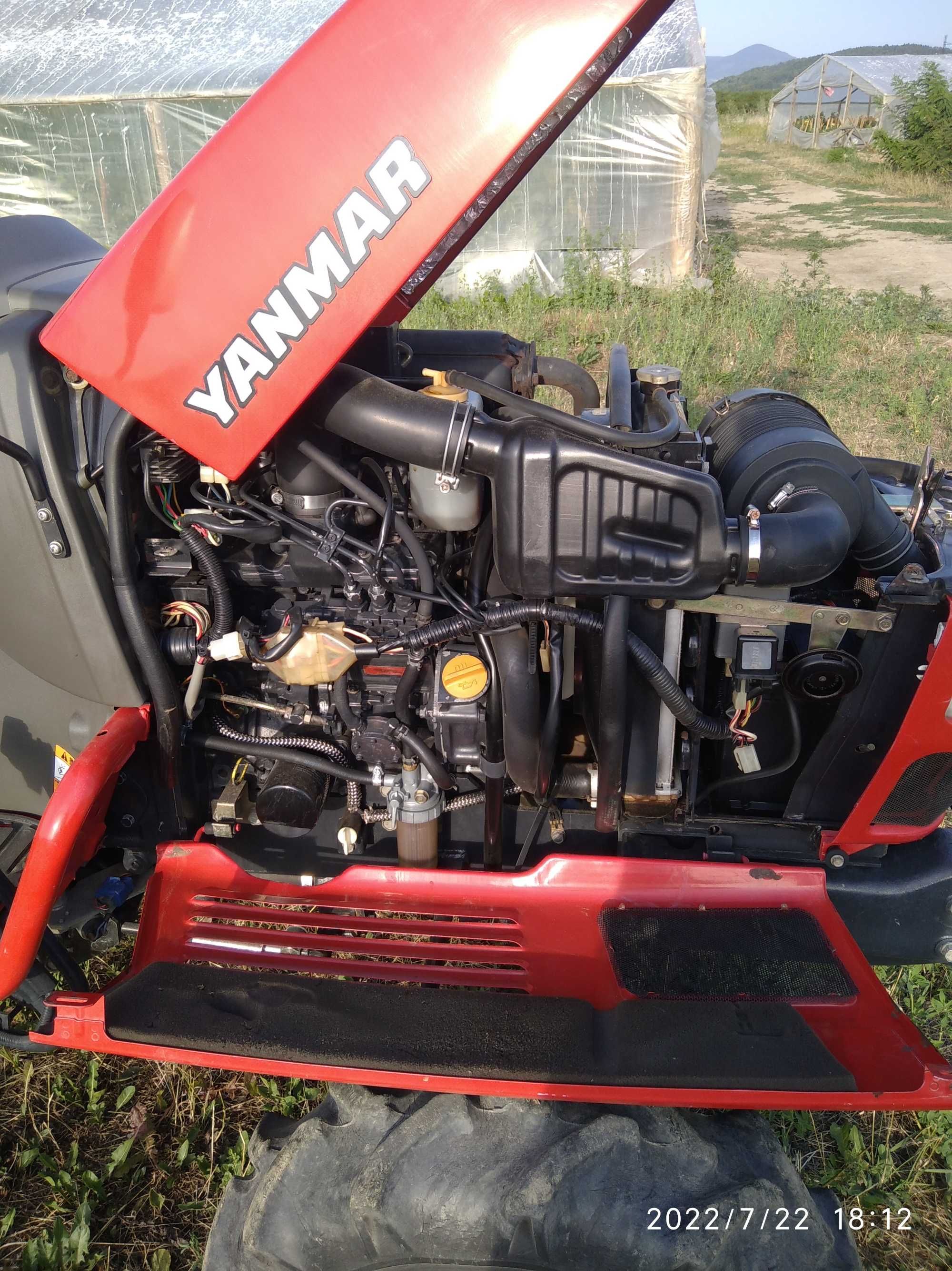 Японський мінітрактор Yanmar янмар f210