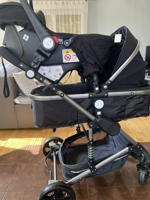 Wózek dziecięcy Belecoo X1 Baby Stroller 3w1Czarny