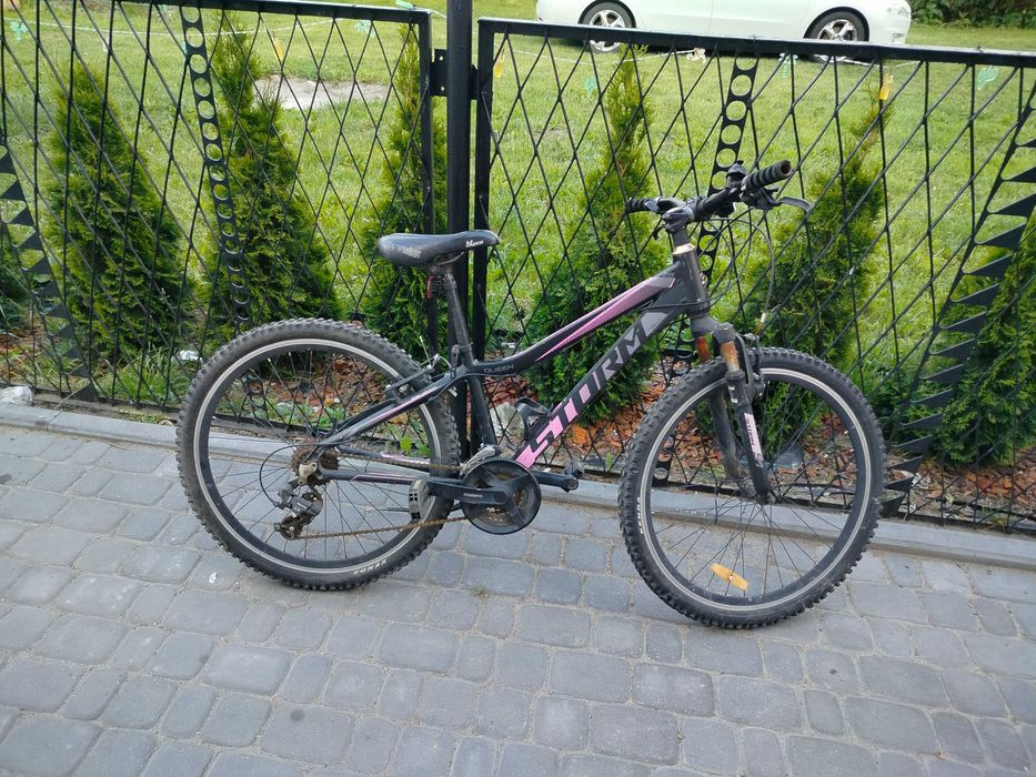 Rower storm różowy