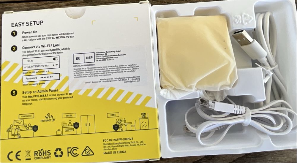 Mini Amplificador Wi-Fi VPN