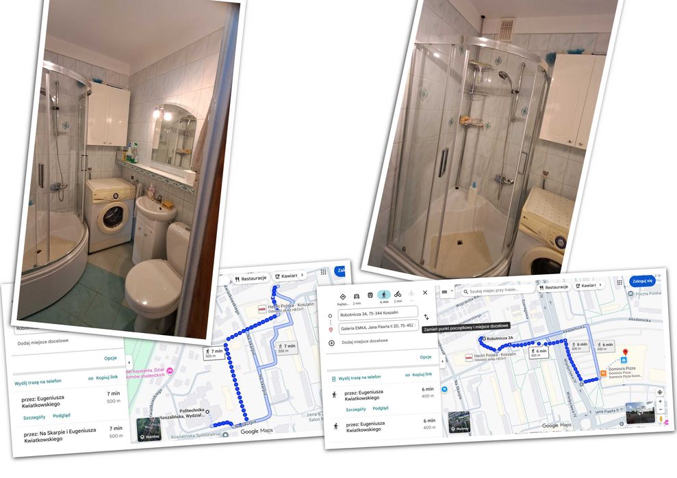 Dwa niezależne pokoje do wynajęcia.