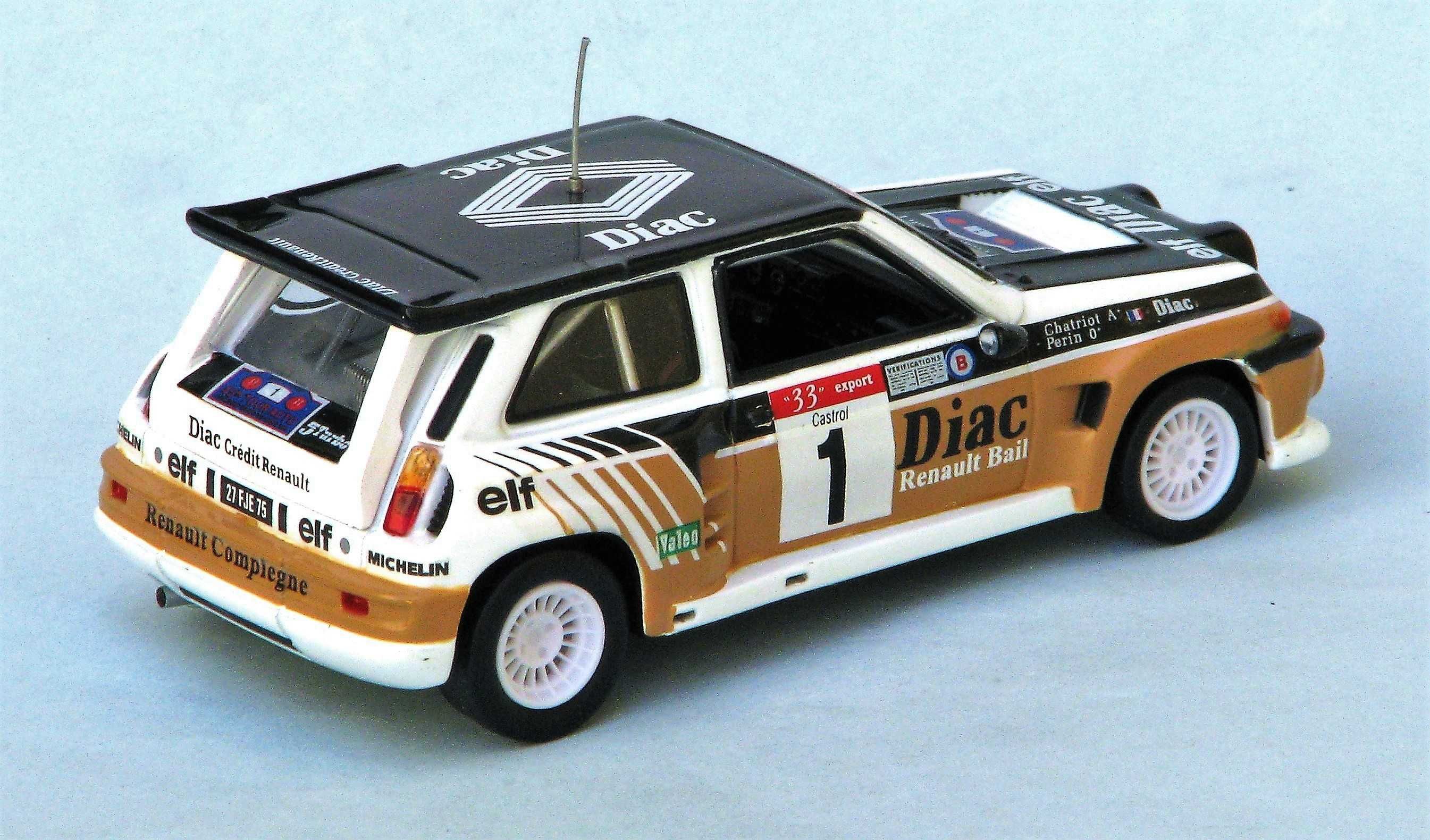 Renault 5 Maxi Turbo 1º classif. Tour de France 1986 Univ Hobbies 1/43