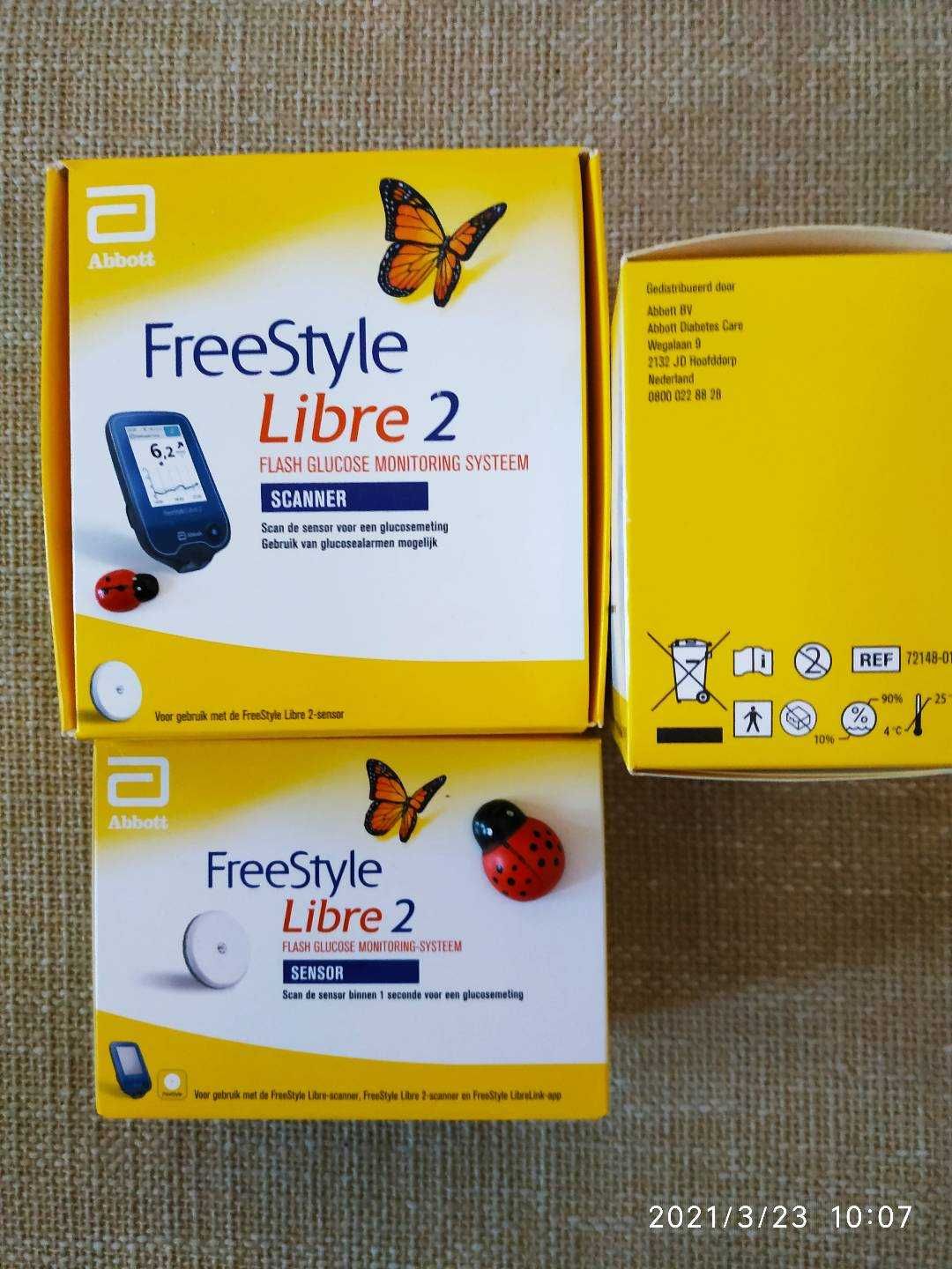 FreeStyle Libre-2 Нидерланды и Германия. Сенсоры и ридеры. Киев