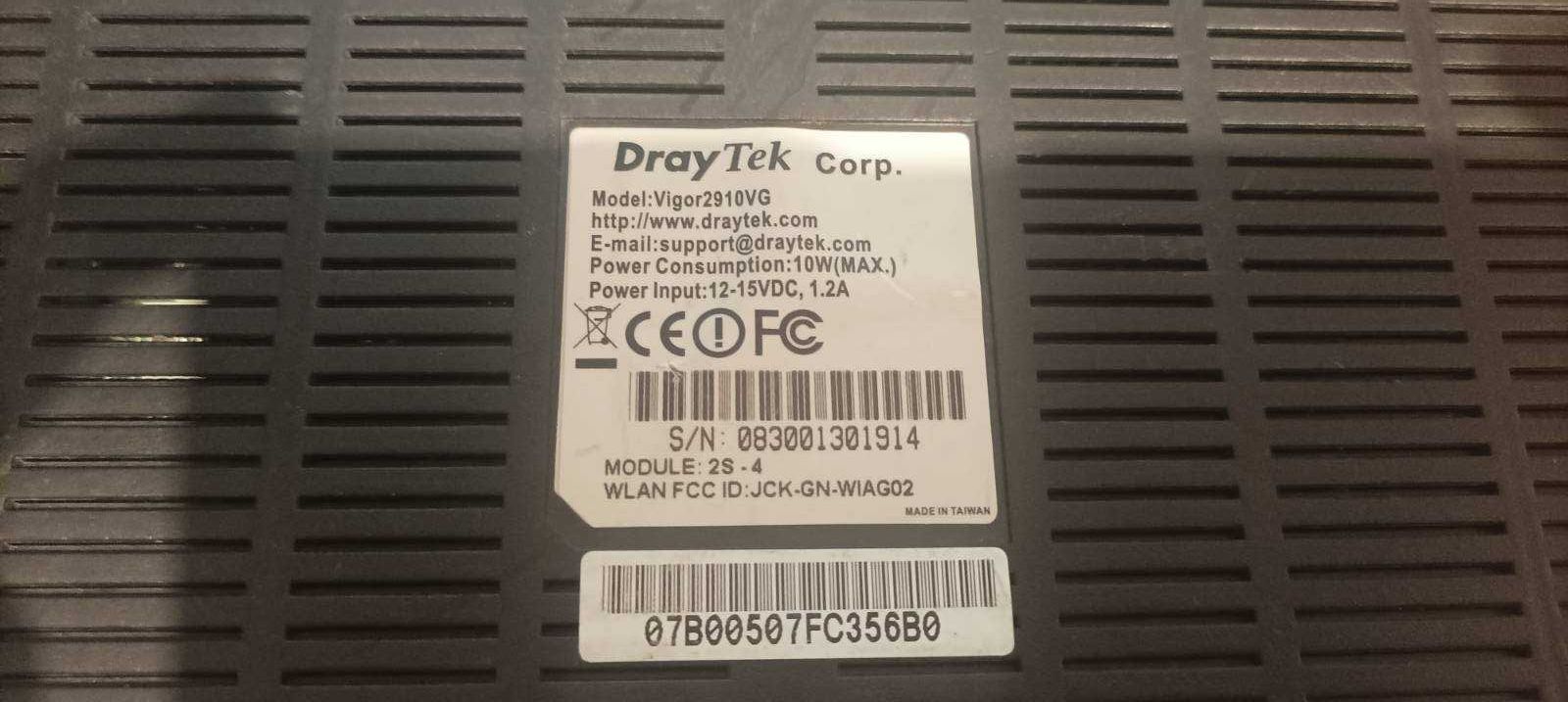 Router Draytek Vigor 2910 vg