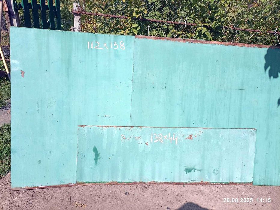 Лист стальний 4 мм б/в, труба 160х4 б/в