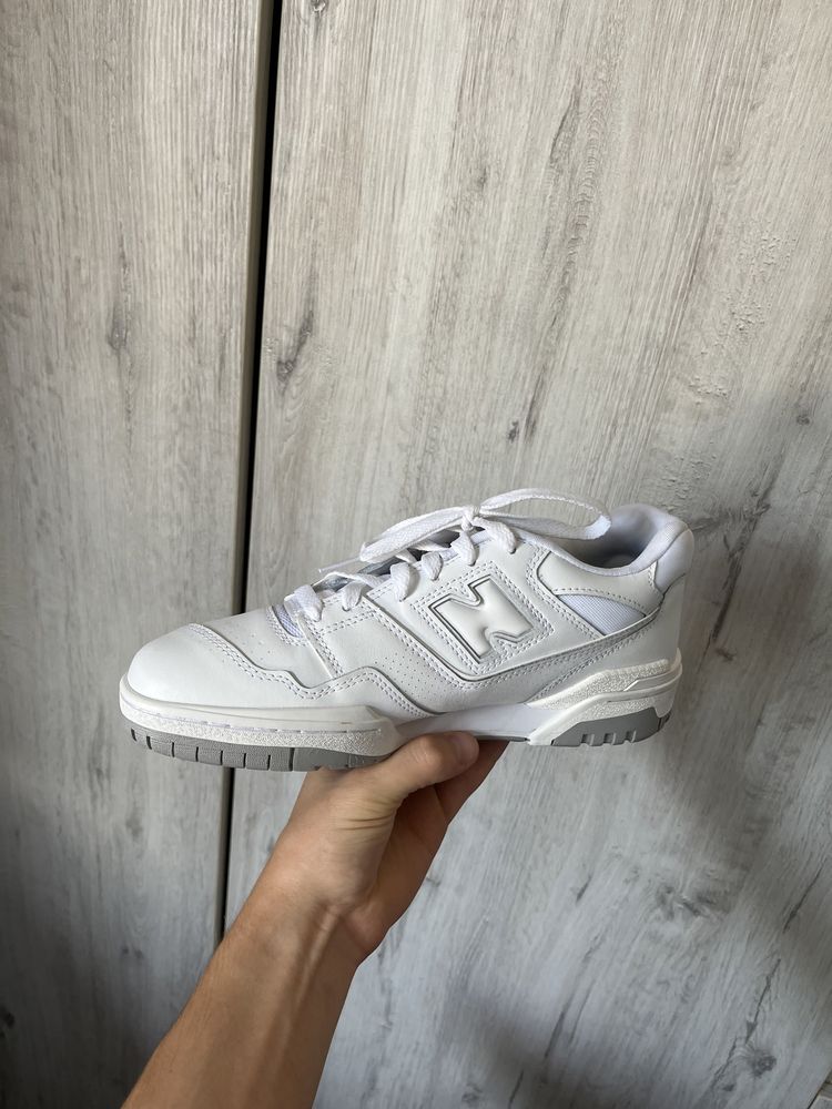 New Balance 550 BIAŁE/White/Grey (buty sportowe, sneakers)